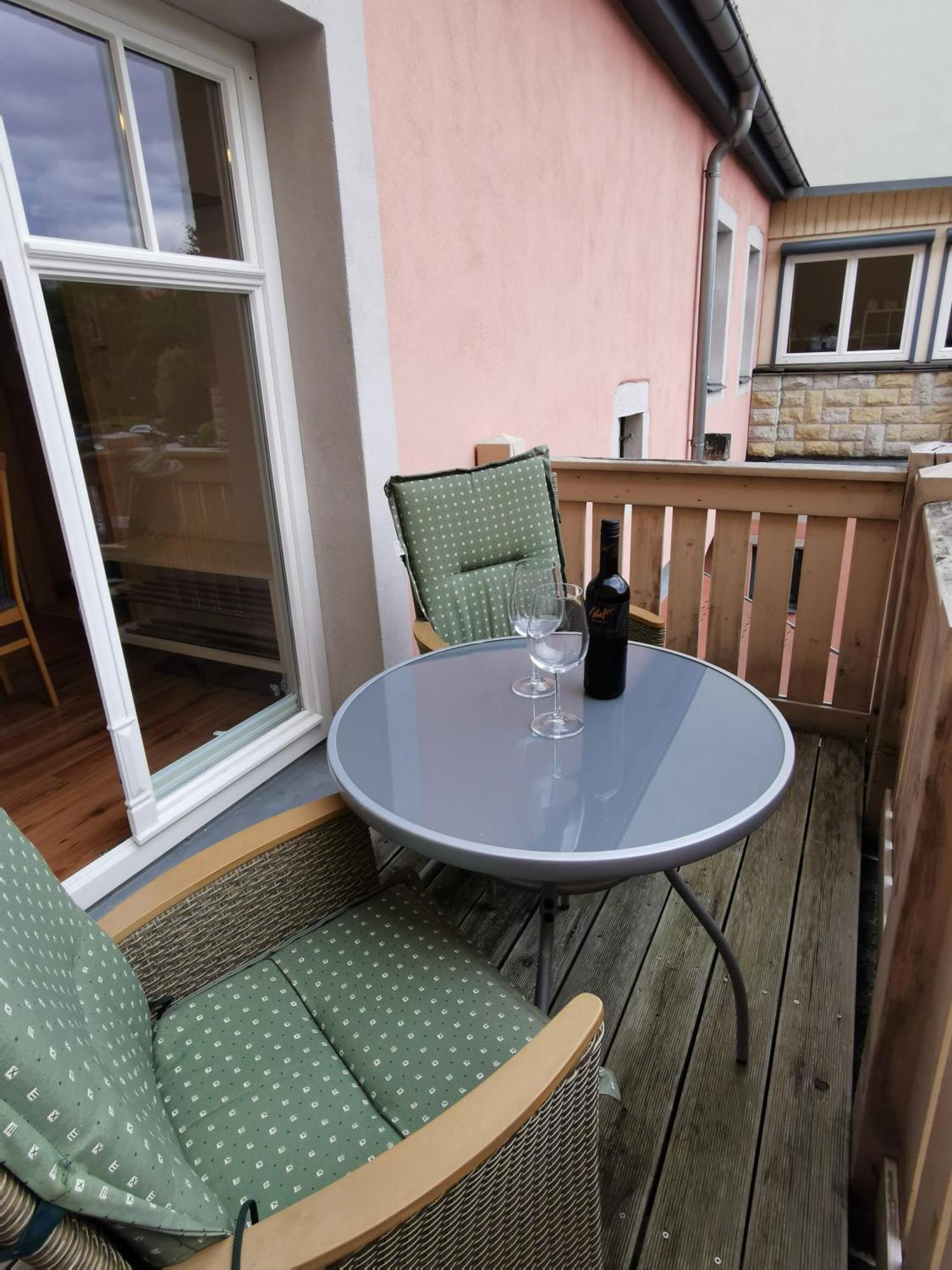 Ferienwohnung Schlossblick Mit Parkplatz 皮尔纳 外观 照片